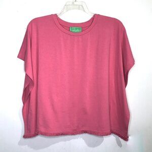 Pappagallo Short Dolman Sleeve Tee Shirt Womens Sz S